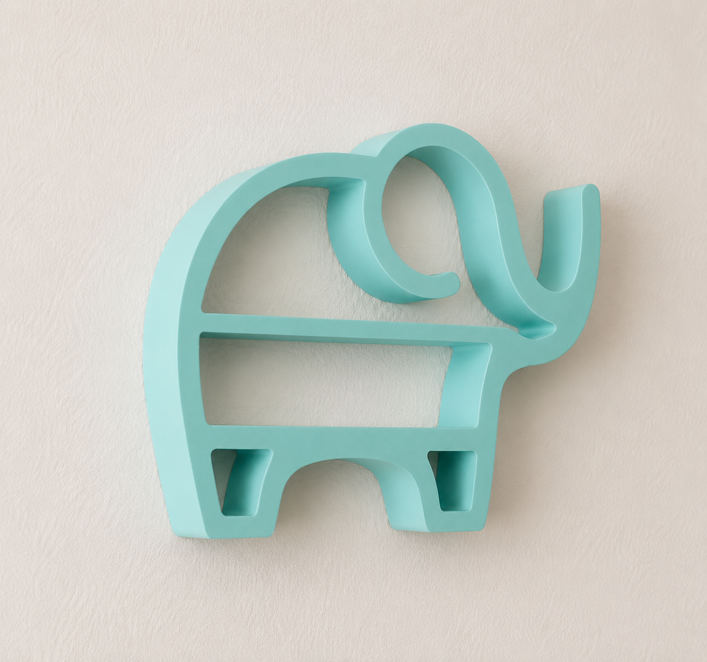 🐘 Vägghylla-elefant