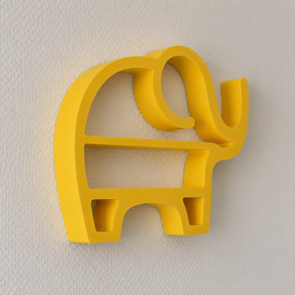 🐘 Vägghylla-elefant
