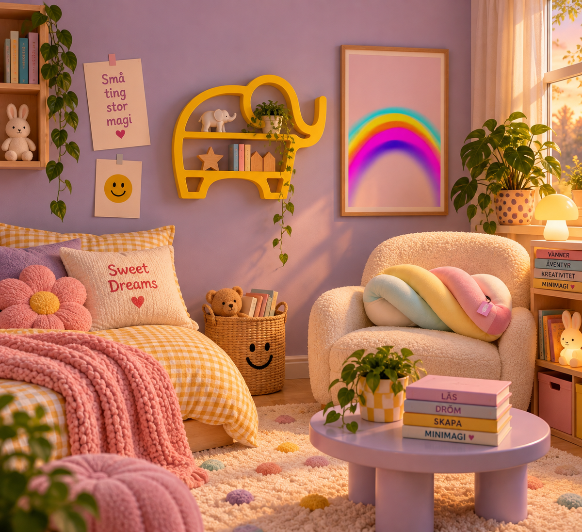 💛 Twistkudde – Pastell