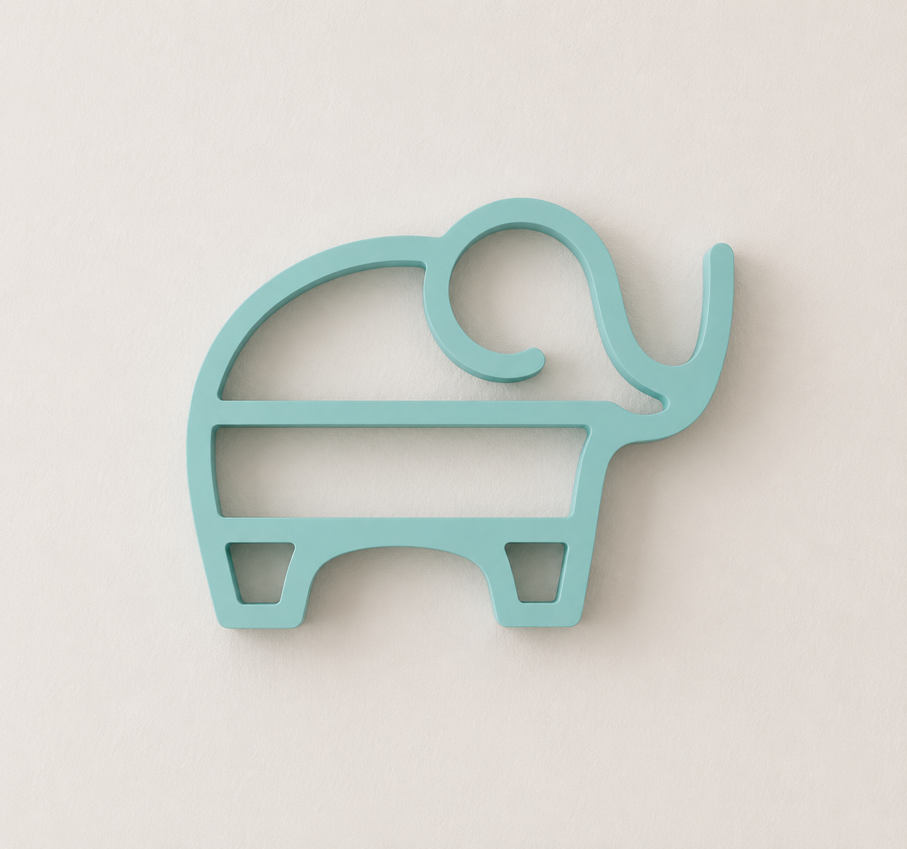 🐘 Vägghylla-elefant