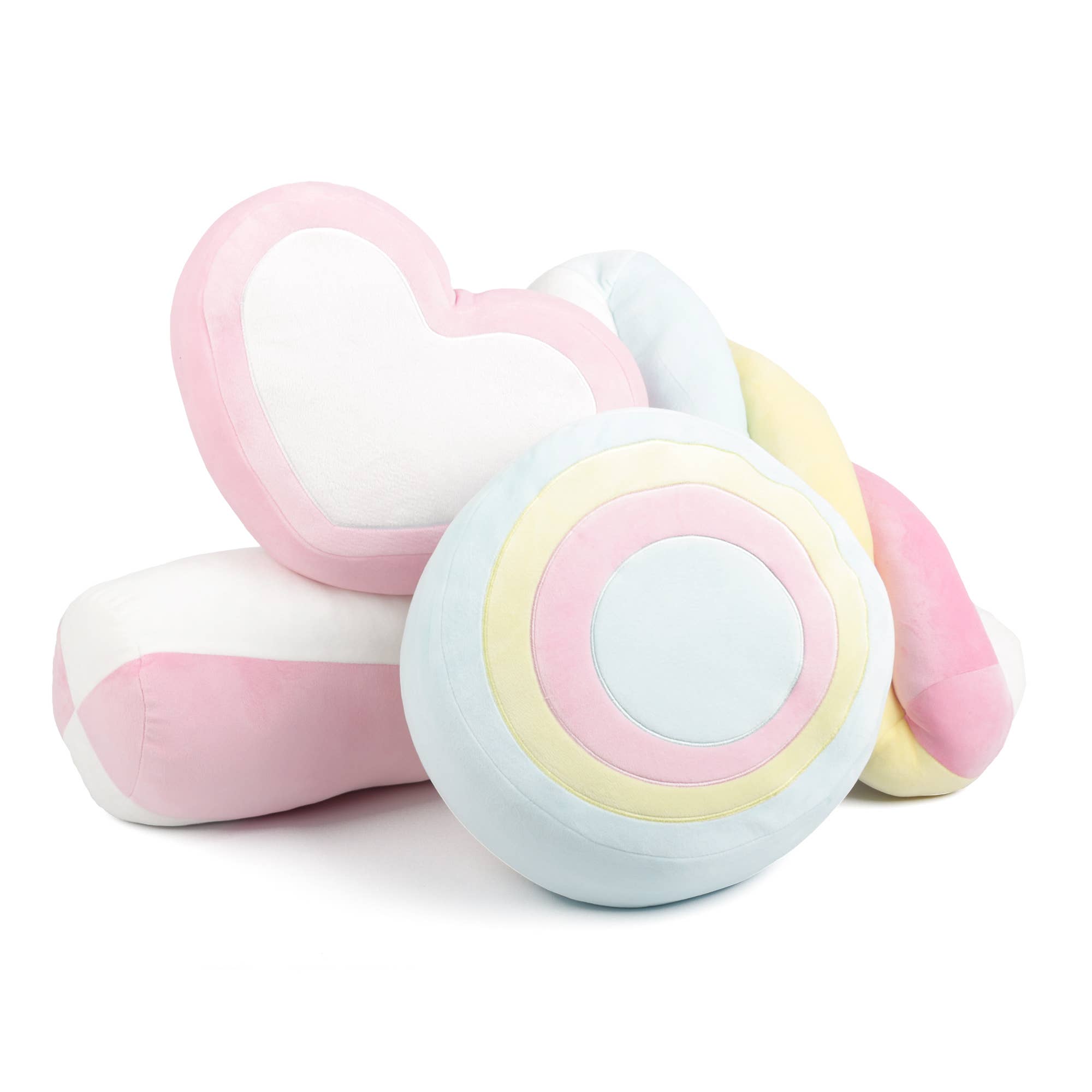 🩵 Rund Marshmallowkudde