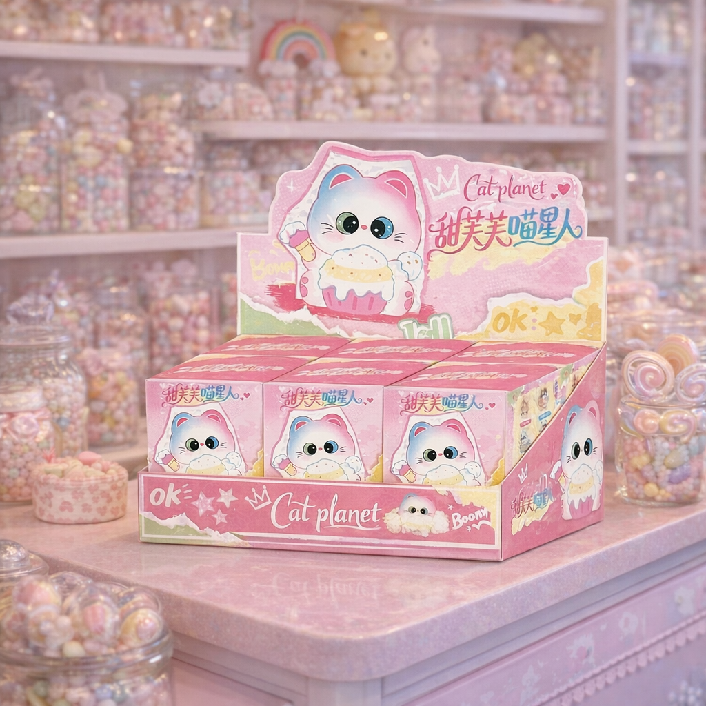 🐱 Blindbox Kattplanet – Mysteriefigur